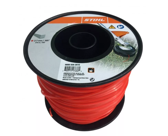 STIHL 2,7x208m damil szögletes 00009302616 termék fő termékképe
