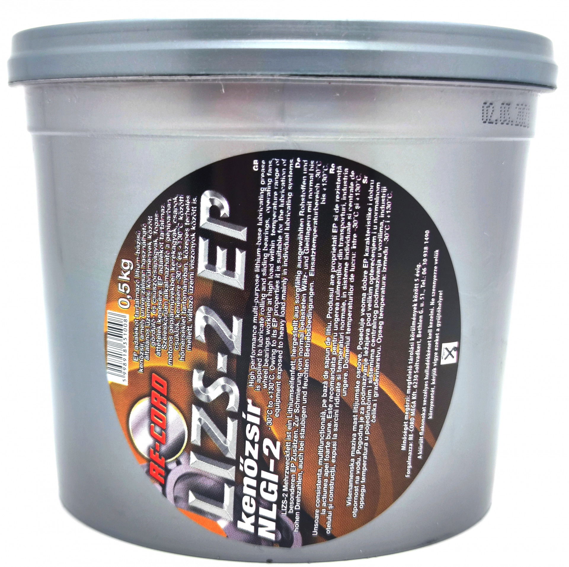 Re-cord LIZS-2 EP kenőzsír 0,5kg  NLGI-2 termék fő termékképe