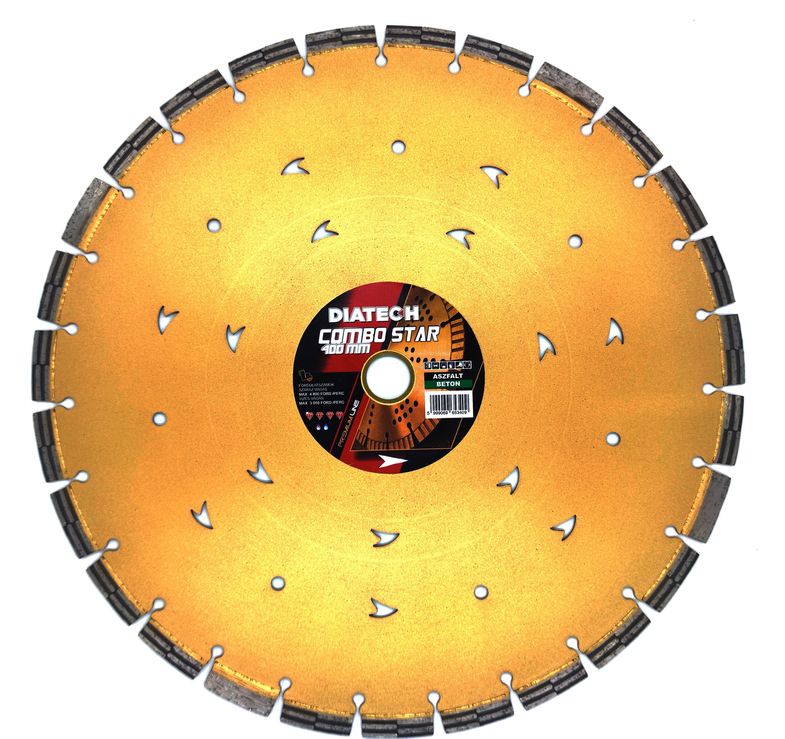 Diatech Combo Star 450MM vátótárcsa 450X3,2X12X30/25,4MM termék fő termékképe