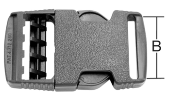 Vormann Csat hevederhez 40 mm-ig fekete termék fő termékképe