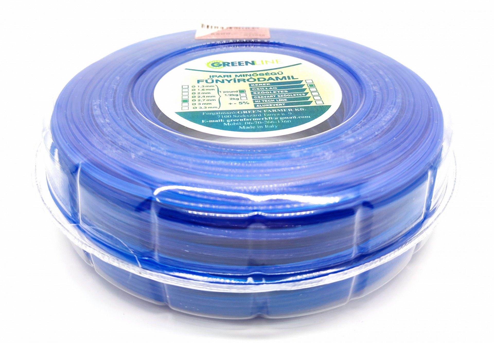 Greenline Damil 2,7mm; csillag 68m 017056 termék fő termékképe