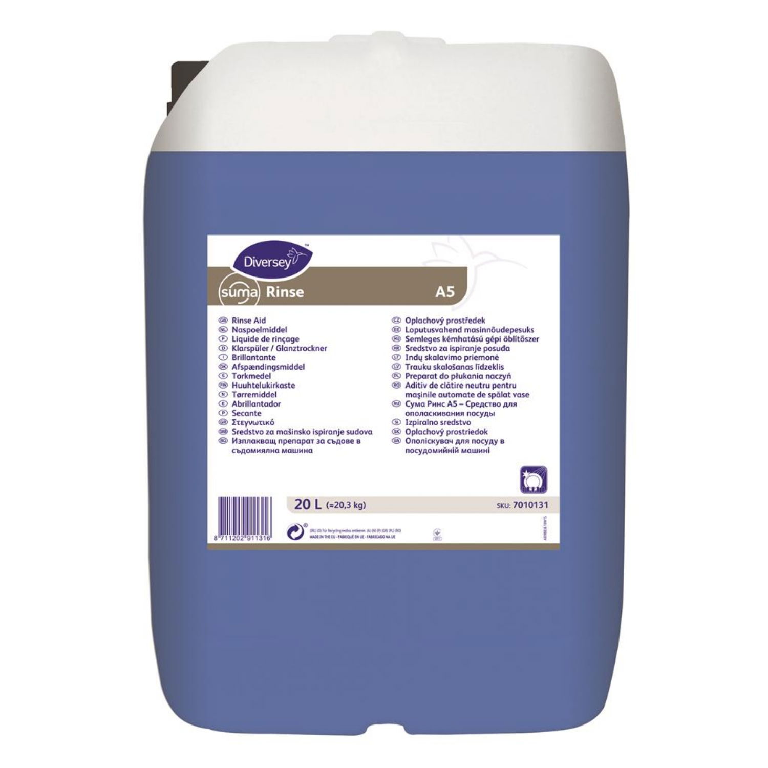 Suma A5 Rinse gépi öblítőszer 20l lágy víz 7010131 termék fő termékképe