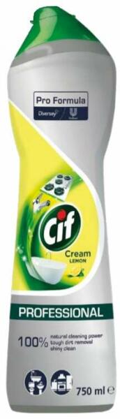 Cif Professional Cream Lemon folyékony súrolószer 750 ml 101104135 termék fő termékképe