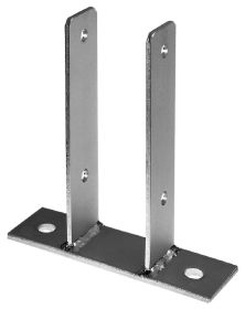 Alberts Oszlop lábazat U alakú 91mm,lecsavarozható 1040127 termék fő termékképe