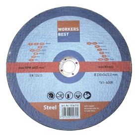 Workers Best Vágókorong fém egyenes 125x3,0x22,2mm 5db/csomag.  1065480 termék fő termékképe