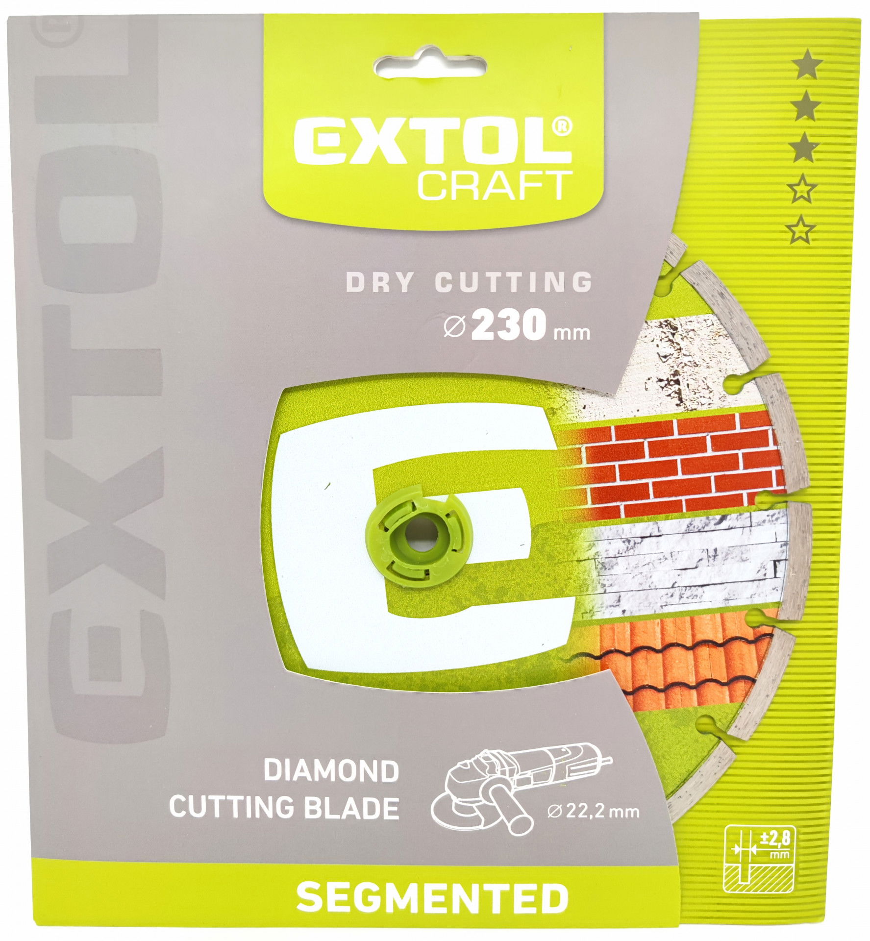 Extol Craft 230×22,2mm-es gyémántvágó szegmenses termék fő termékképe