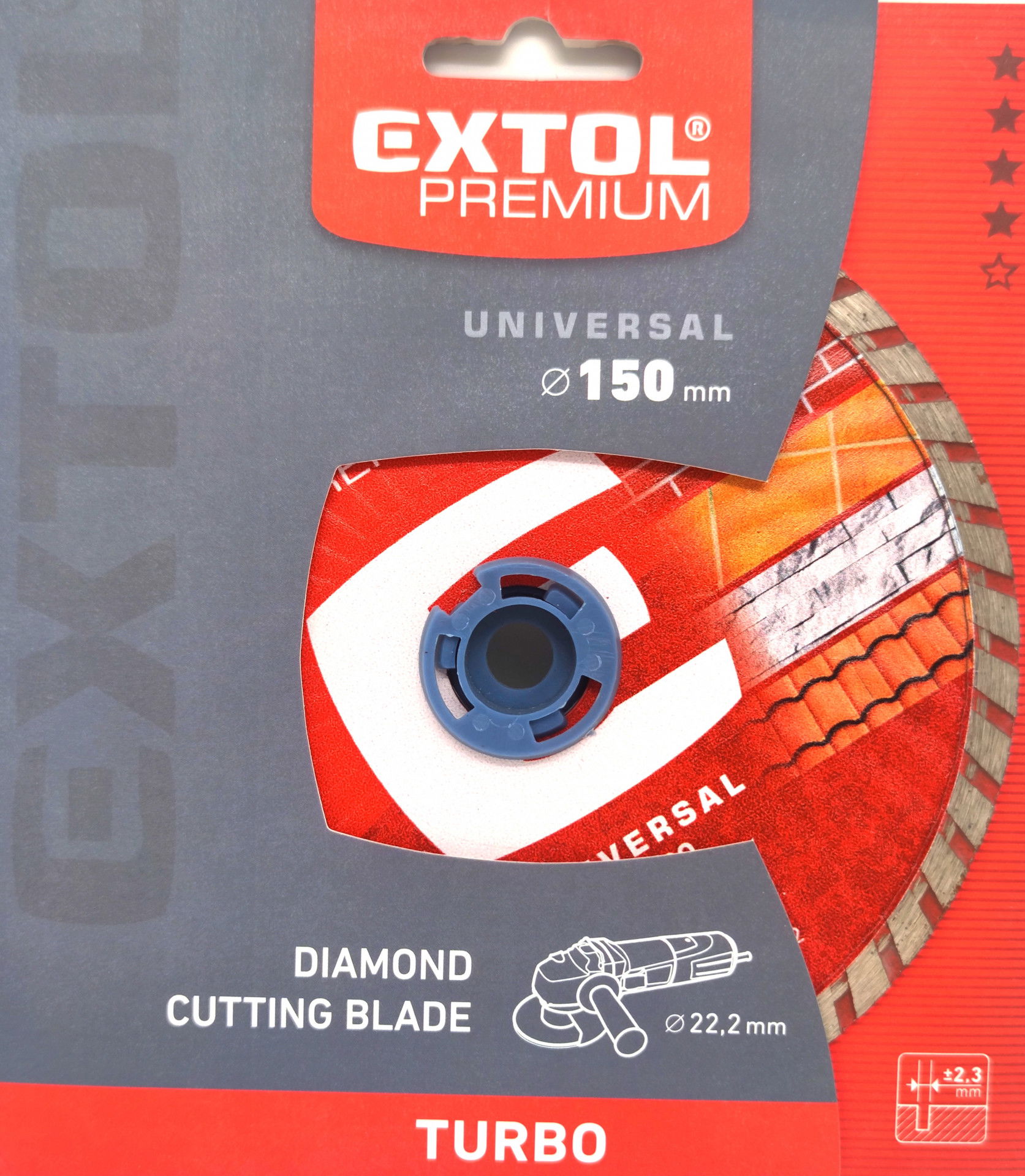 Extol Premium Gyémánt vágókorong univerzális 150mm termék fő termékképe