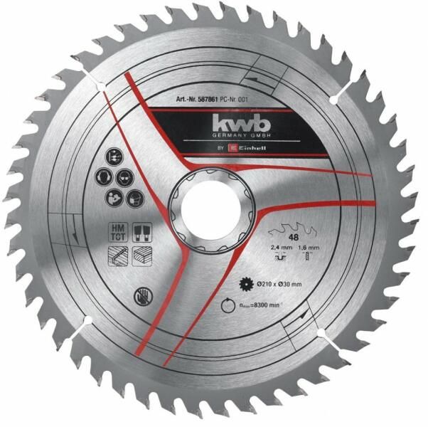 Einhell Körfűrészlap 210x30x2,8 - 48fogas termék fő termékképe