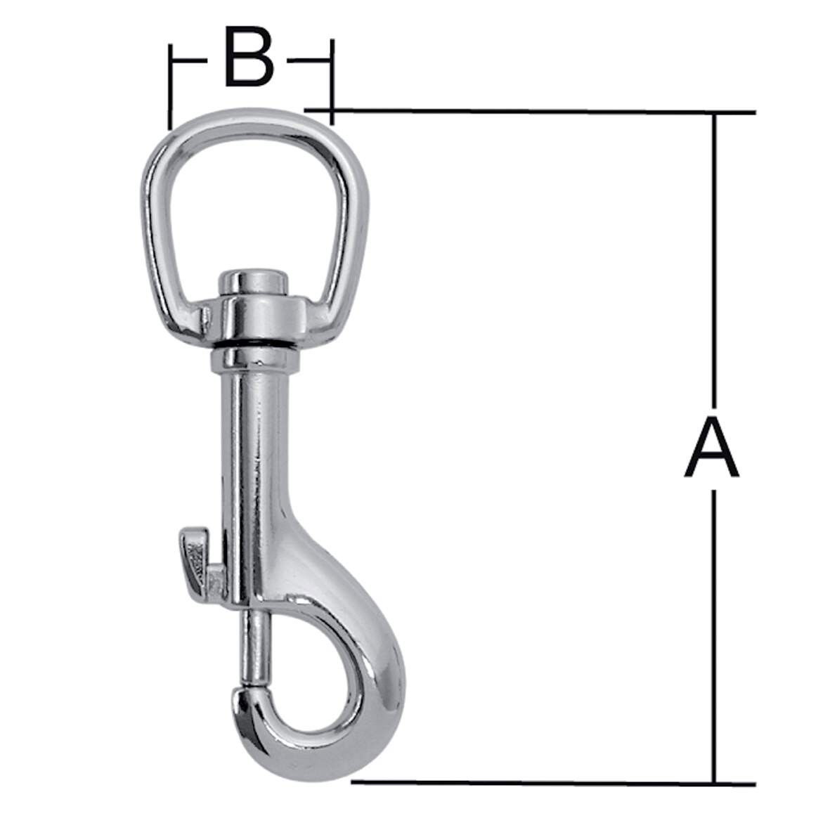 Vormann Karabiner 82mm nikkelezett termék fő termékképe
