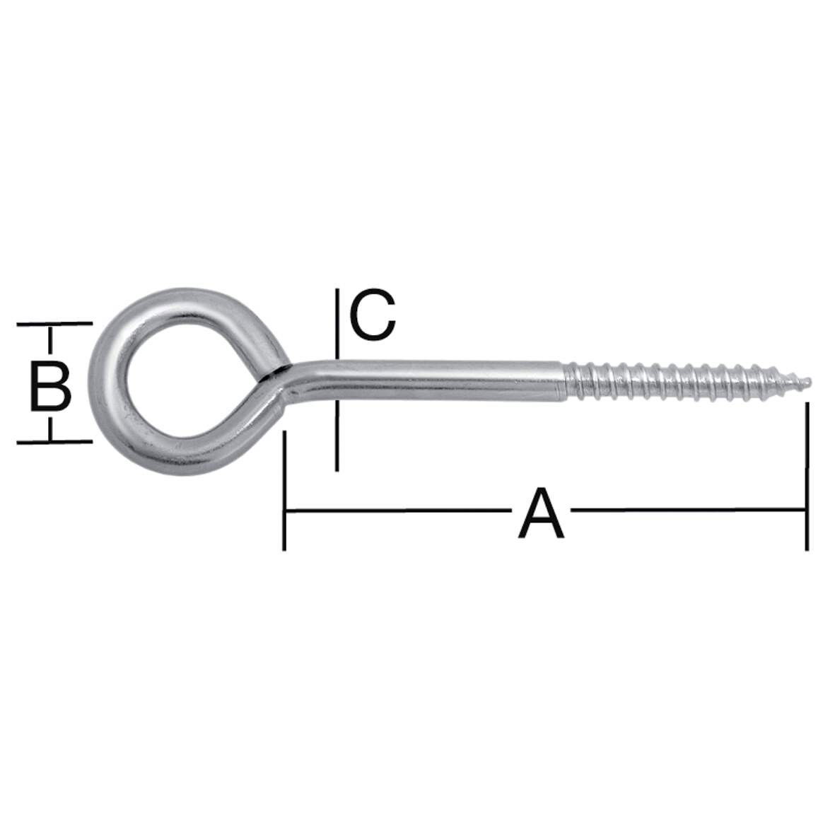 Vormann Szemescsavar 80x22x7,8 mm horganyzott termék fő termékképe