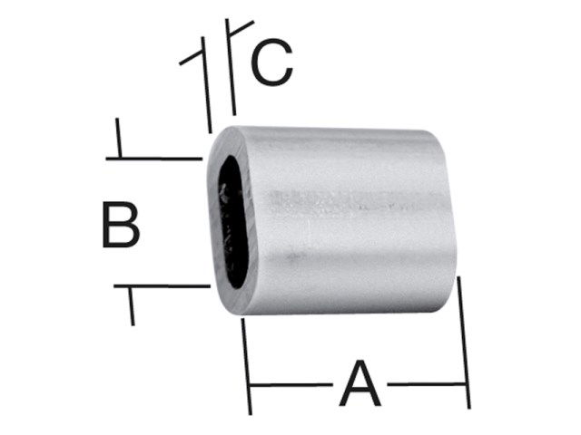 Vormann Drótkötélvég 2 mm-ig alumínium 10db/cs termék fő termékképe