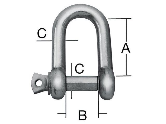 Vormann Bilincs 14x8x4 mm saválló 2db termék fő termékképe