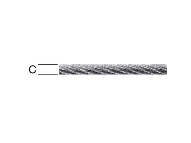 Vormann Acélsodrony 4/6mm 6x7-szálas műa. bevonattal termék fő termékképe