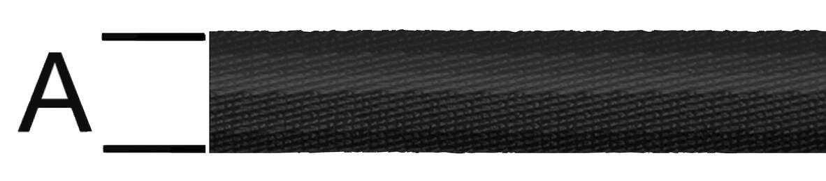 Vormann Heveder 25 mm fekete termék fő termékképe