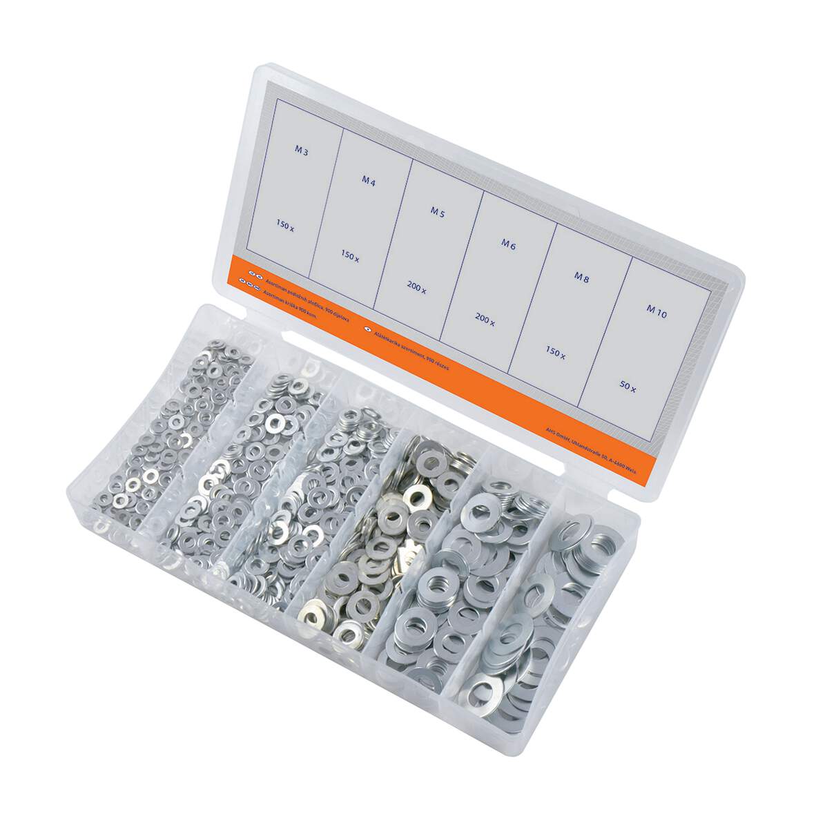 Workers Best Alátét szortiment 900 r. horganyzott M3-M10 1247665 termék fő termékképe