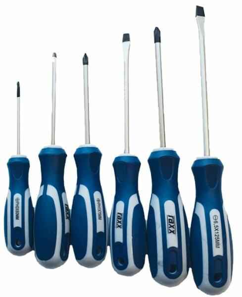 Raxx Csavarhúzó Készlet 6 részes 3xSL,3xPZ (1261354) termék fő termékképe