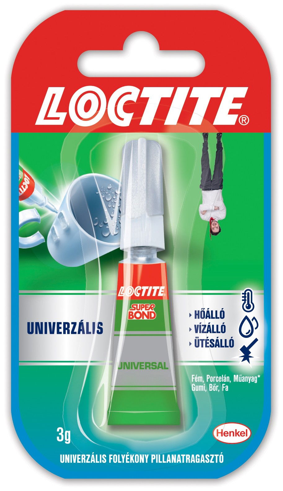 Henkel Loctite Super Bond Folyékony Pillanatragasztó 3g. termék fő termékképe