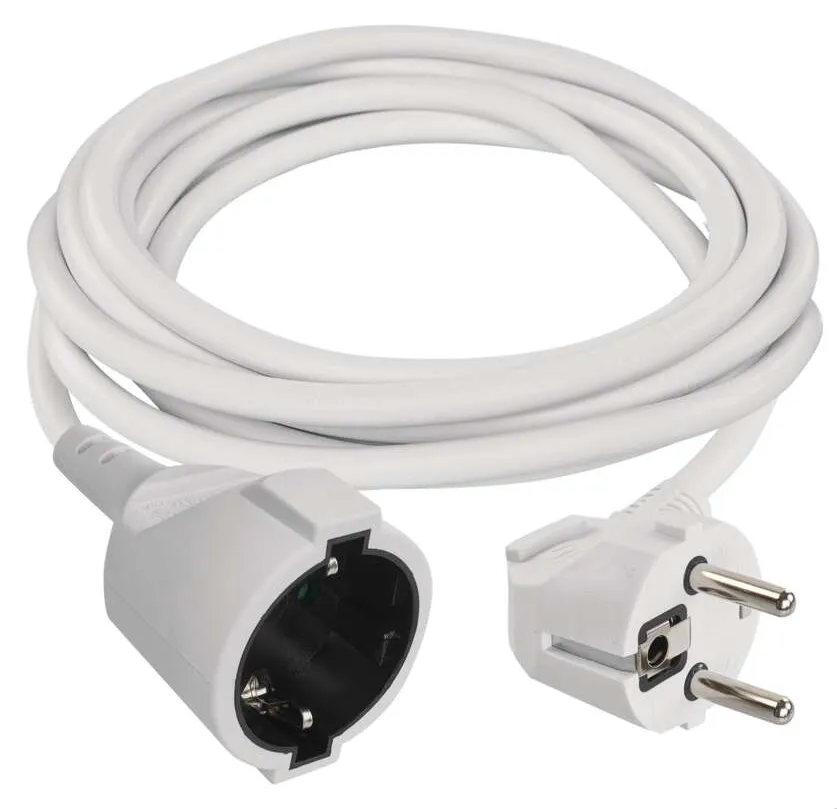 Emos Hosszabbító 2 m / 1 aljzat / fehér / PVC / 1 mm2 termék fő termékképe
