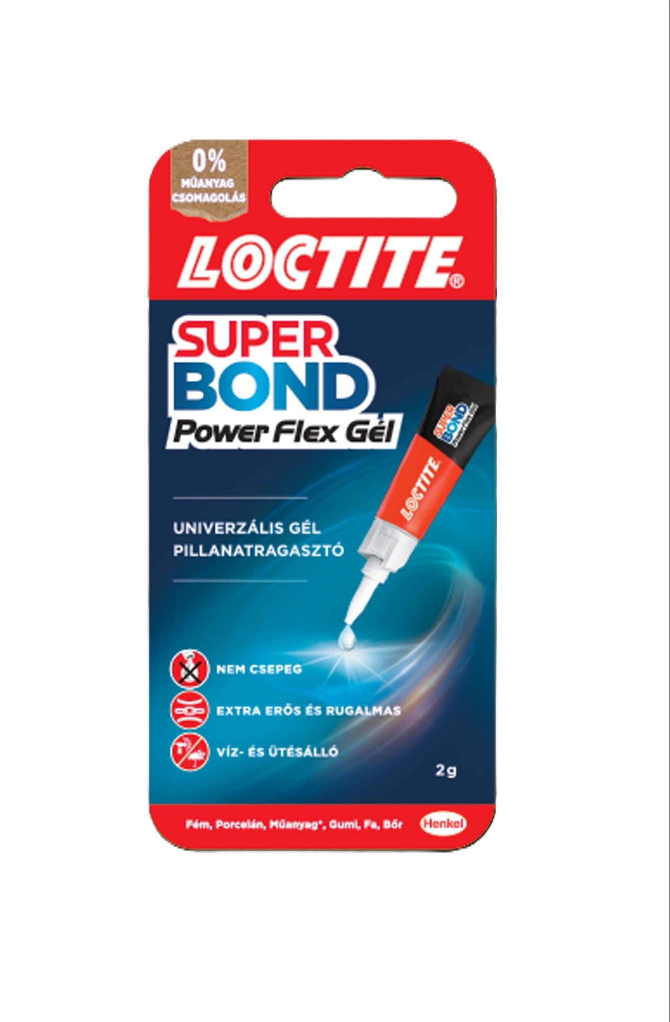 Loctite Super Bond Power gél pillanatragasztó 2g. termék fő termékképe