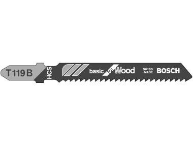 Bosch Szúrófűrész lap T119B fára, 3db/csomag 1044386 termék fő termékképe