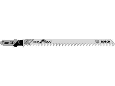 Bosch Szúrófűrész lap T301CD fára, 3db/csomag 1044452 termék fő termékképe