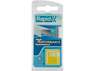 Rapid Tűzőkapocs acél 13 06mm Keskeny, bliszt. 1cs.=1600 db. 1201115 termék fő termékképe
