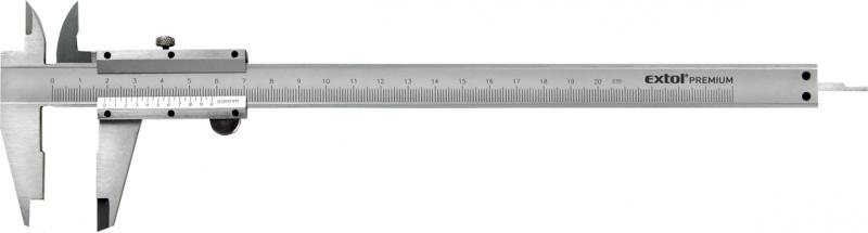 Extol Premium Tolómérő INOX (mélységmérővel) ; 0,05×200mm 3422 termék fő termékképe