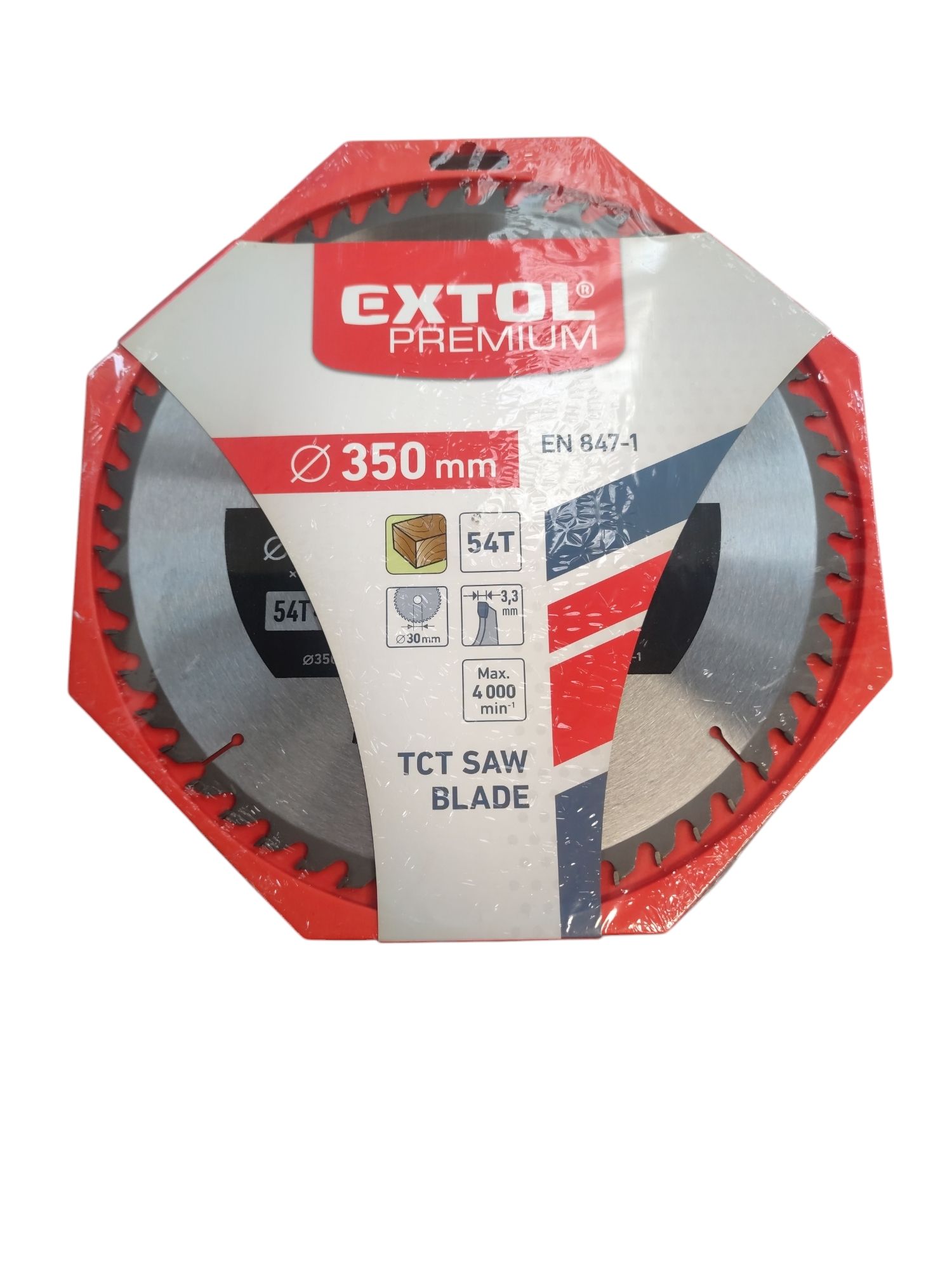 Extol Premium Körfűrészlap,keményfémlapkás 350x30mm termék fő termékképe