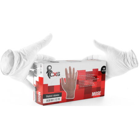 CXS Mose egyszerhasználatos VINYL kesztyű 100 db-os termék fő termékképe