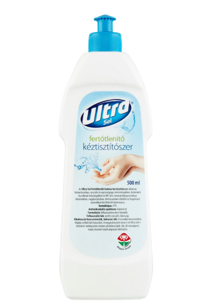 Ultra sol kéztisztító 500ml 3696 3004716 termék fő termékképe