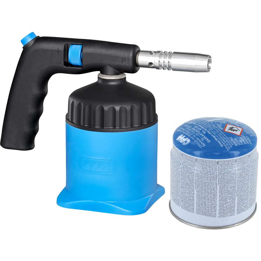 CFH PZ 5000 Forrasztómester forrasztólámpa + 1 db bután gázpalack (419 ml) 52190 termék fő termékképe