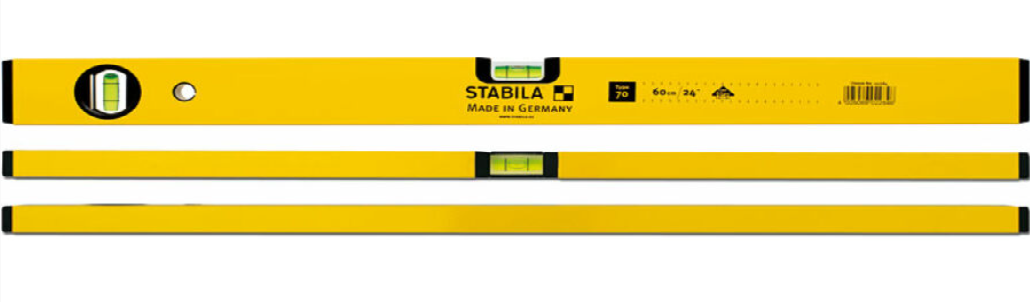 Stabila 70 Könnyűfém vízmérték 120 cm 0.5 mm/m 48" 02289 termék fő termékképe