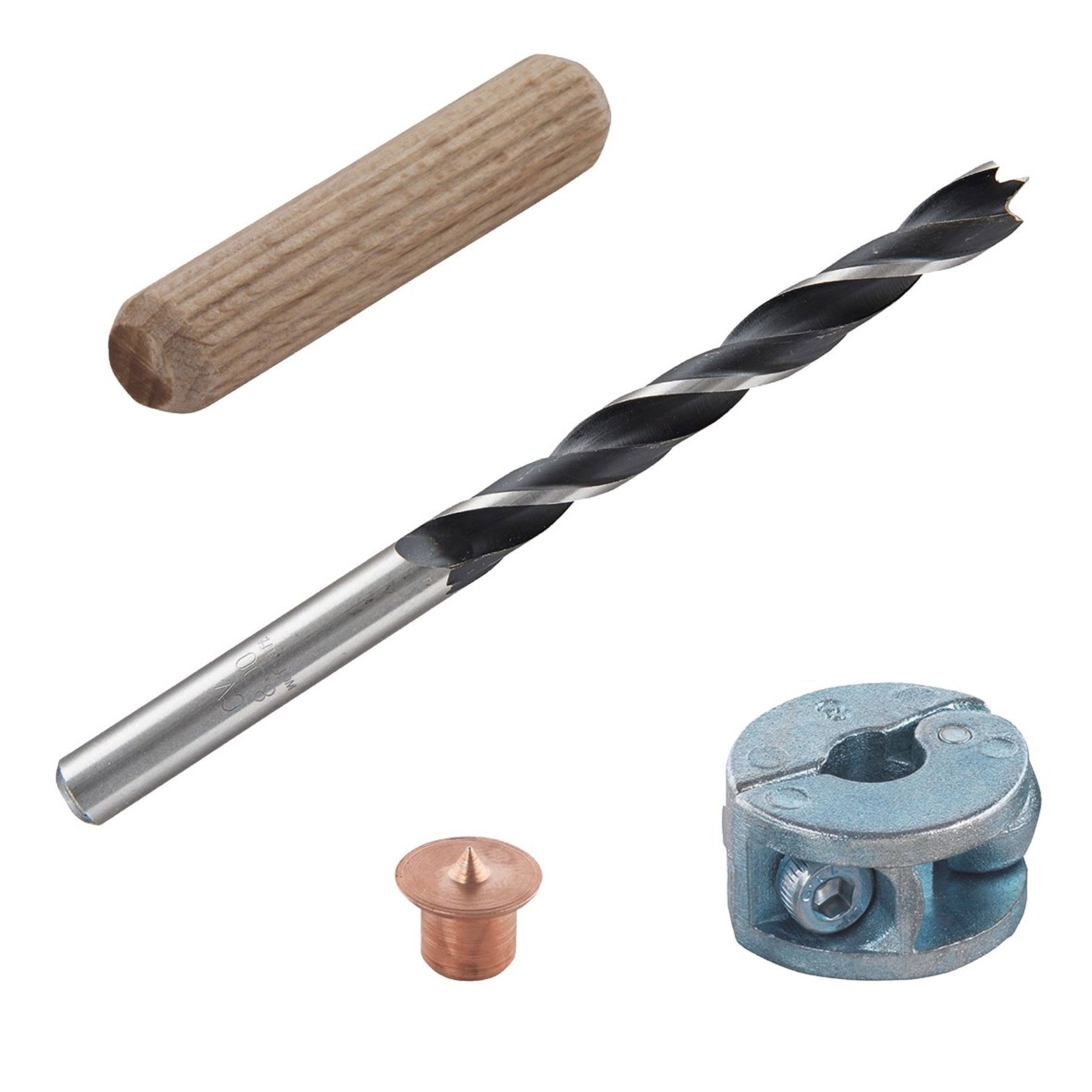 Wolfcraft Dűbelező készlet, 8 mm 1035474 termék fő termékképe