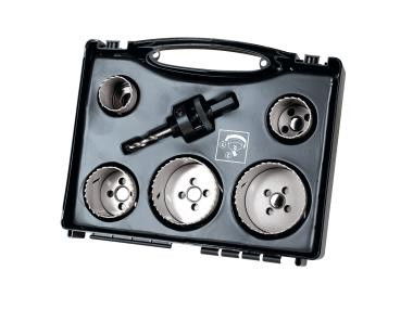 Wolfcraft Lyukfűrész készlet 6 részes átm. 35,40,51,65,68 mm 1154997 termék fő termékképe