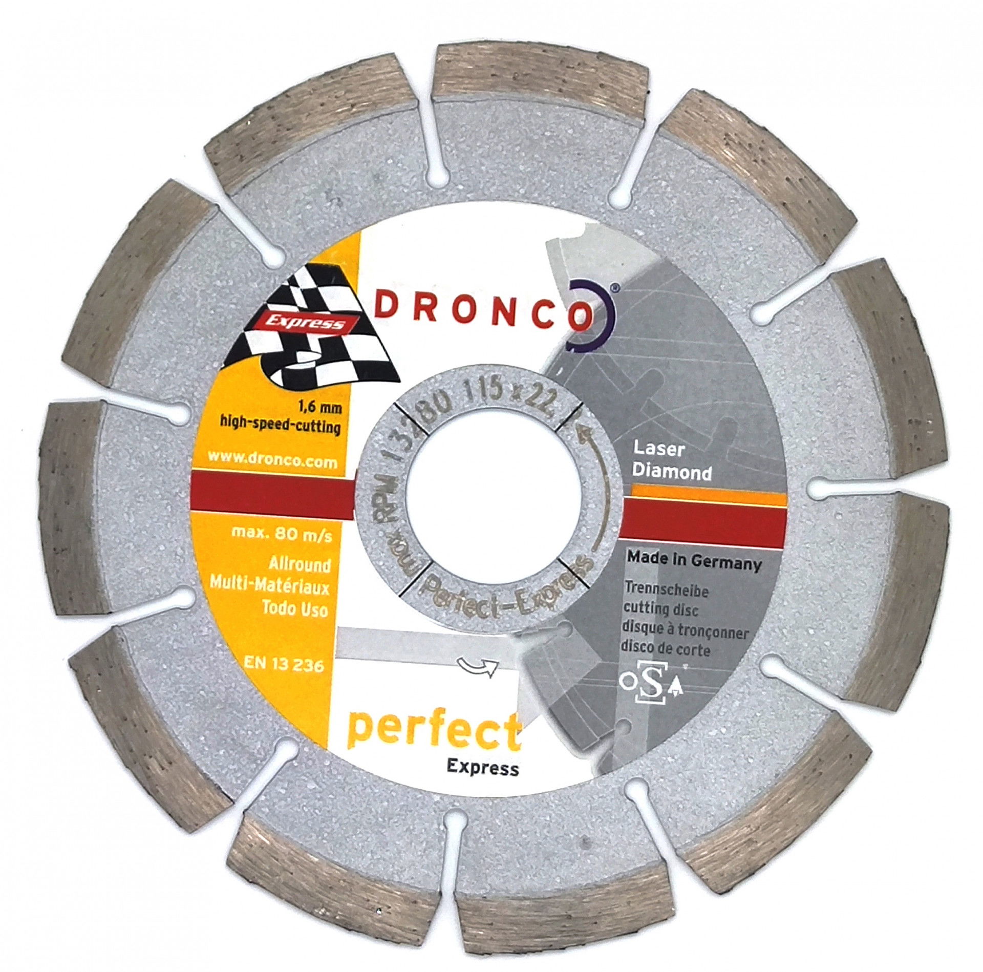Dronco vágókorong acél 125x2.0mm 6800460 termék fő termékképe