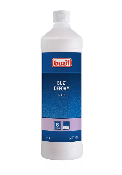 Buzil Habzásgátló kárpittisztító gépekhez defoam 1l 014779 termék fő termékképe