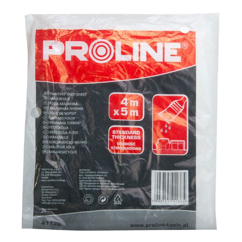 Proline Takarófólia vastag anyagú 4x5m termék fő termékképe