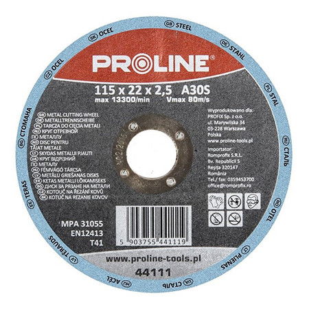 Proline fém vágókorong- 125X1.0MM / A60S 44113 termék fő termékképe