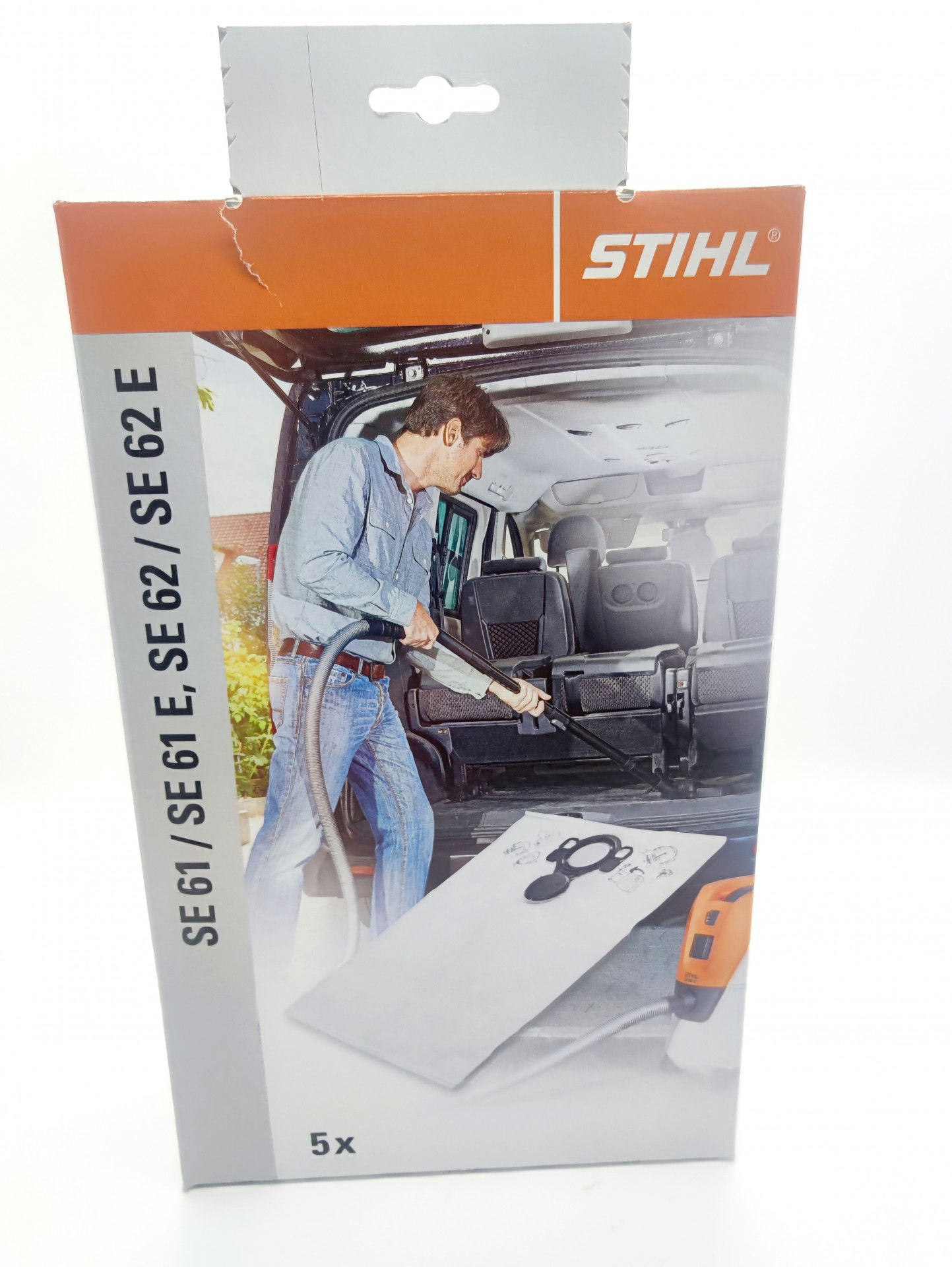 Stihl szűrőzsák SE 61 / SE 61 E, SE 62 /  SE 62 E porszívóhoz 5 db-os termék fő termékképe