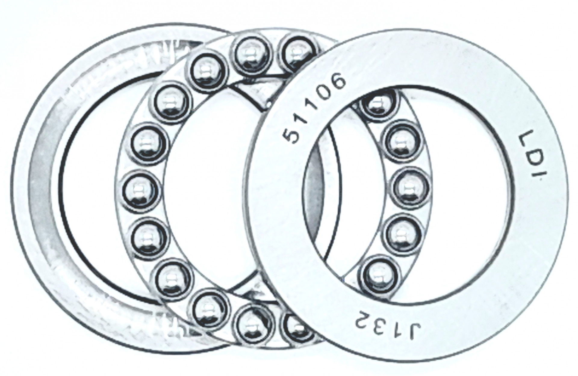 LDI Csapágy 51106 termék fő termékképe