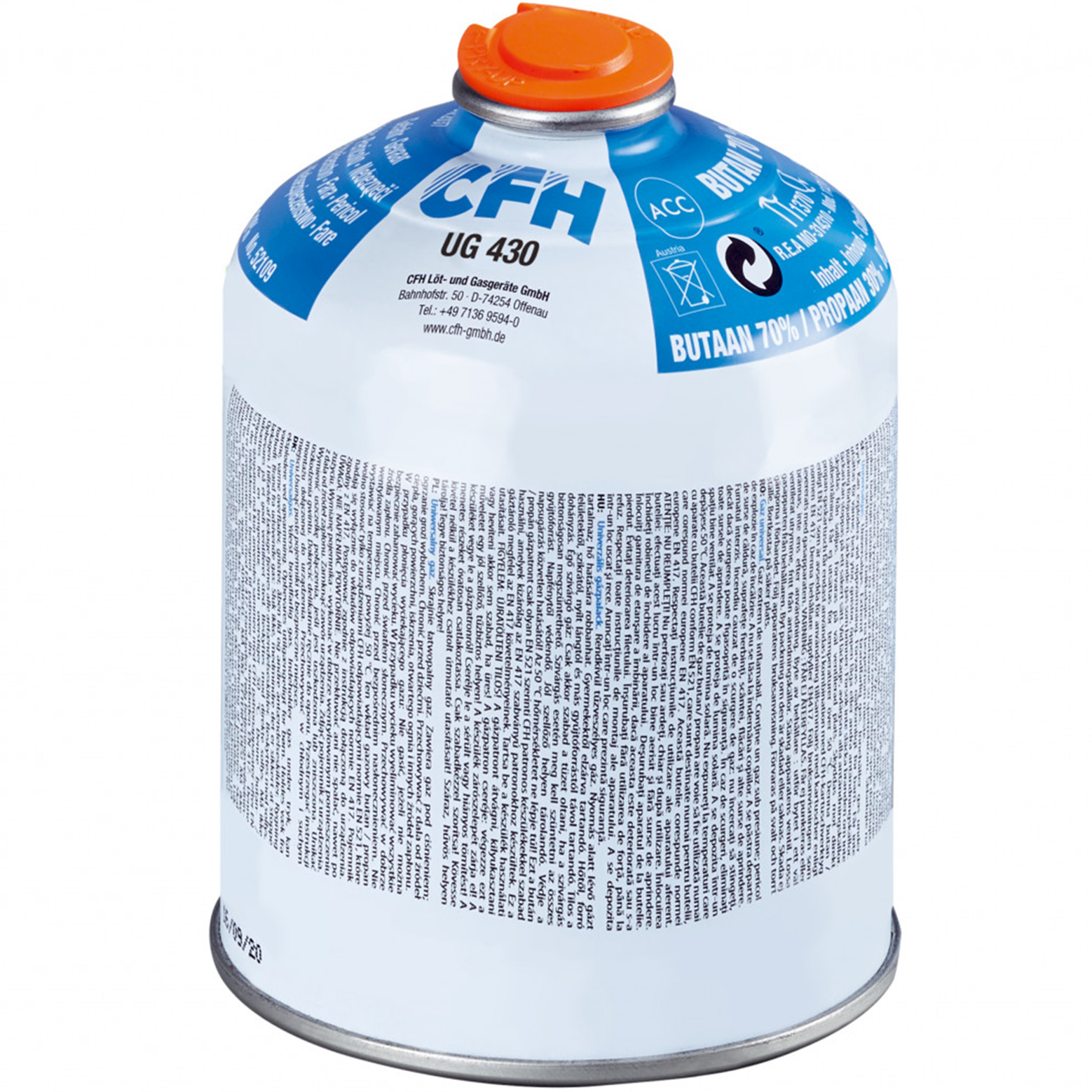 CFH Nyomógázpalack, 770 ml 52108 termék fő termékképe