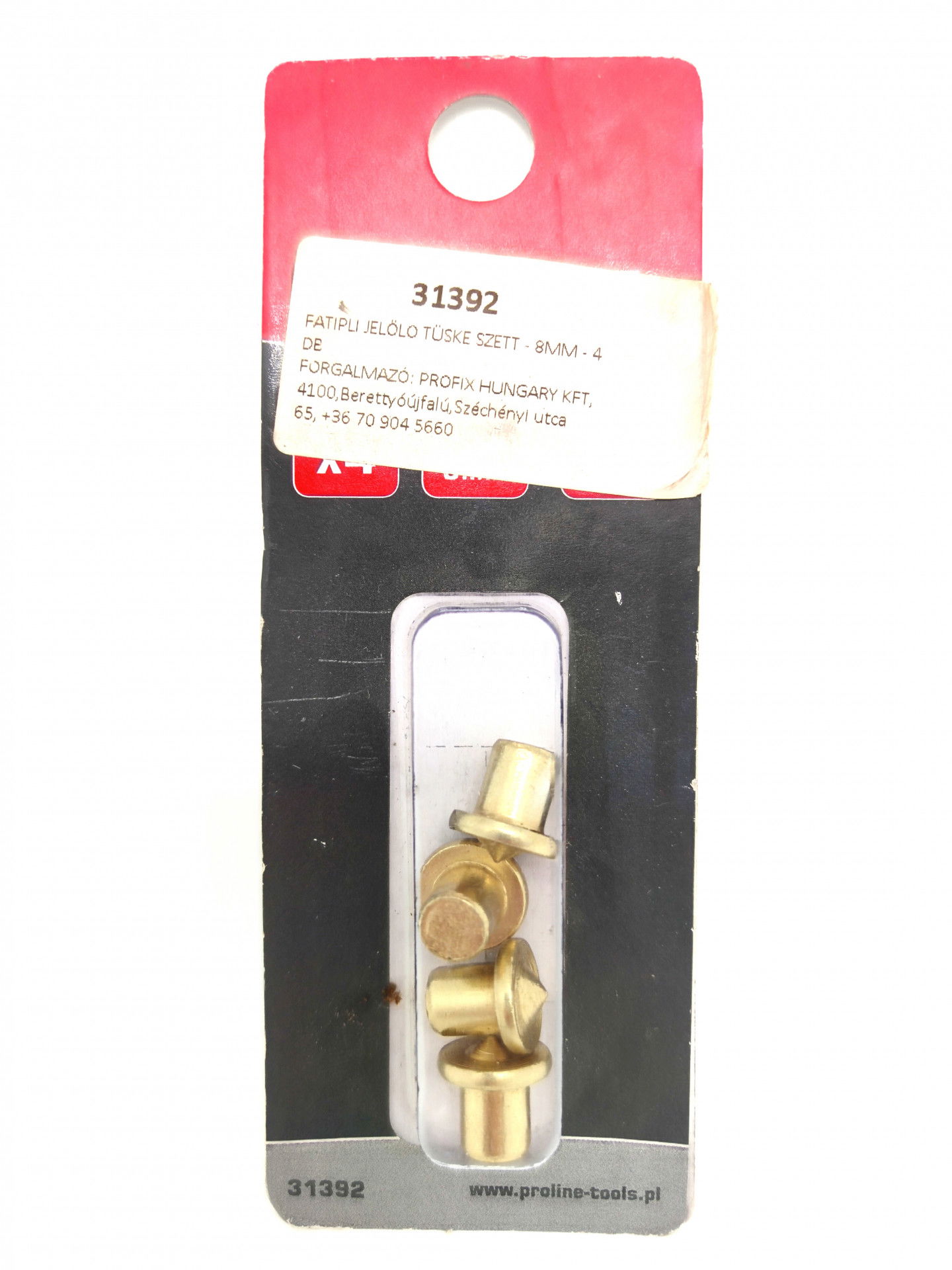 Proline Fatipli átjelelő tüske pontozó szett 8mm 4db/csomag 31392 termék fő termékképe