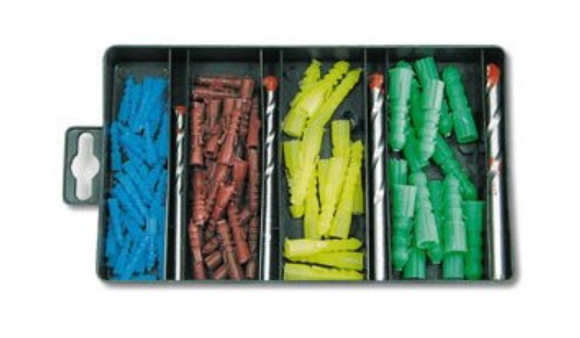 Mega 47003 klt.- 120 elem- fúrók, tiplik és csavarok 47003 termék fő termékképe