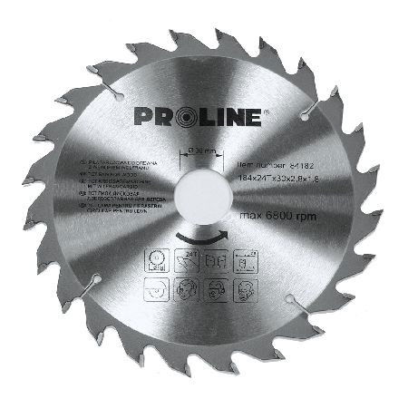 Proline Vidiás fogú körfűrészlap fához 250mm/40fog 84254 termék fő termékképe