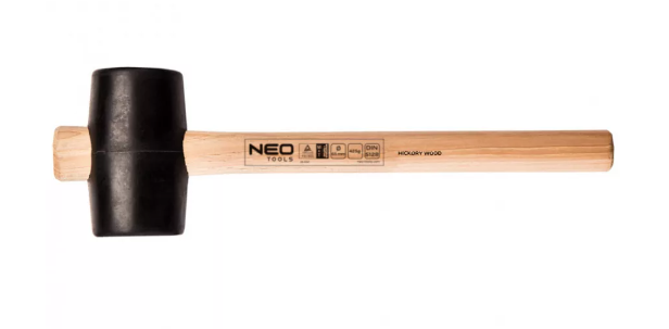 Neo Tools gumikalapács 65mm 250g hickory nyél 003377 termék fő termékképe