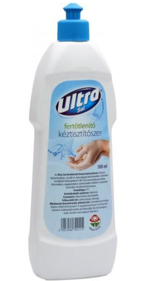 Ultra Sol kézfertőtlenítő 500ml termék fő termékképe