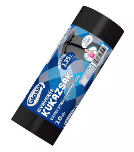 Glossy szemeteszsák 135L  10 db termék fő termékképe
