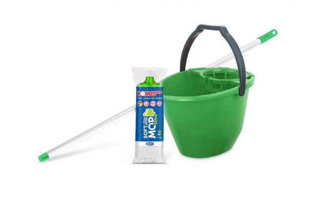 BONUS felmosó szett-vödör zöld 11L B181 termék fő termékképe