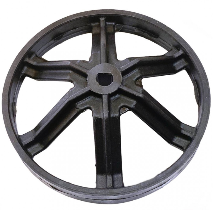Agrimotor Ékszíjtárcsa hajtó B1308FK ékszíjtárcsa 180mmx28mm, lapolt tengely, régi tipusok, 6 ágú 53013314 termék fő termékképe