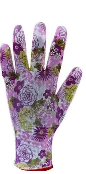Top PU Flower mártott védőkesztyű termék fő termékképe